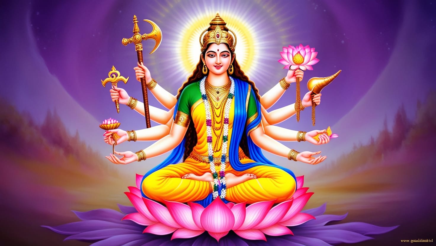 Navratri Day 9 Purple (Siddhidatri)